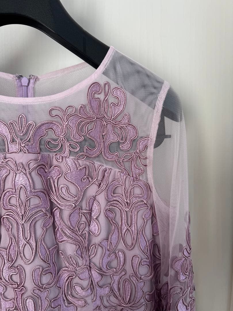 グレースコンチネンタル 7分袖 ワンピース 38