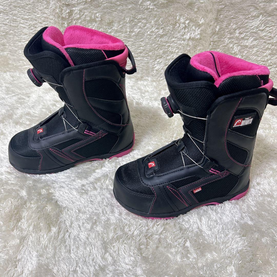 【極美品】HEAD スノーボードブーツ　24cm BOA ヘッド　スノボブーツ