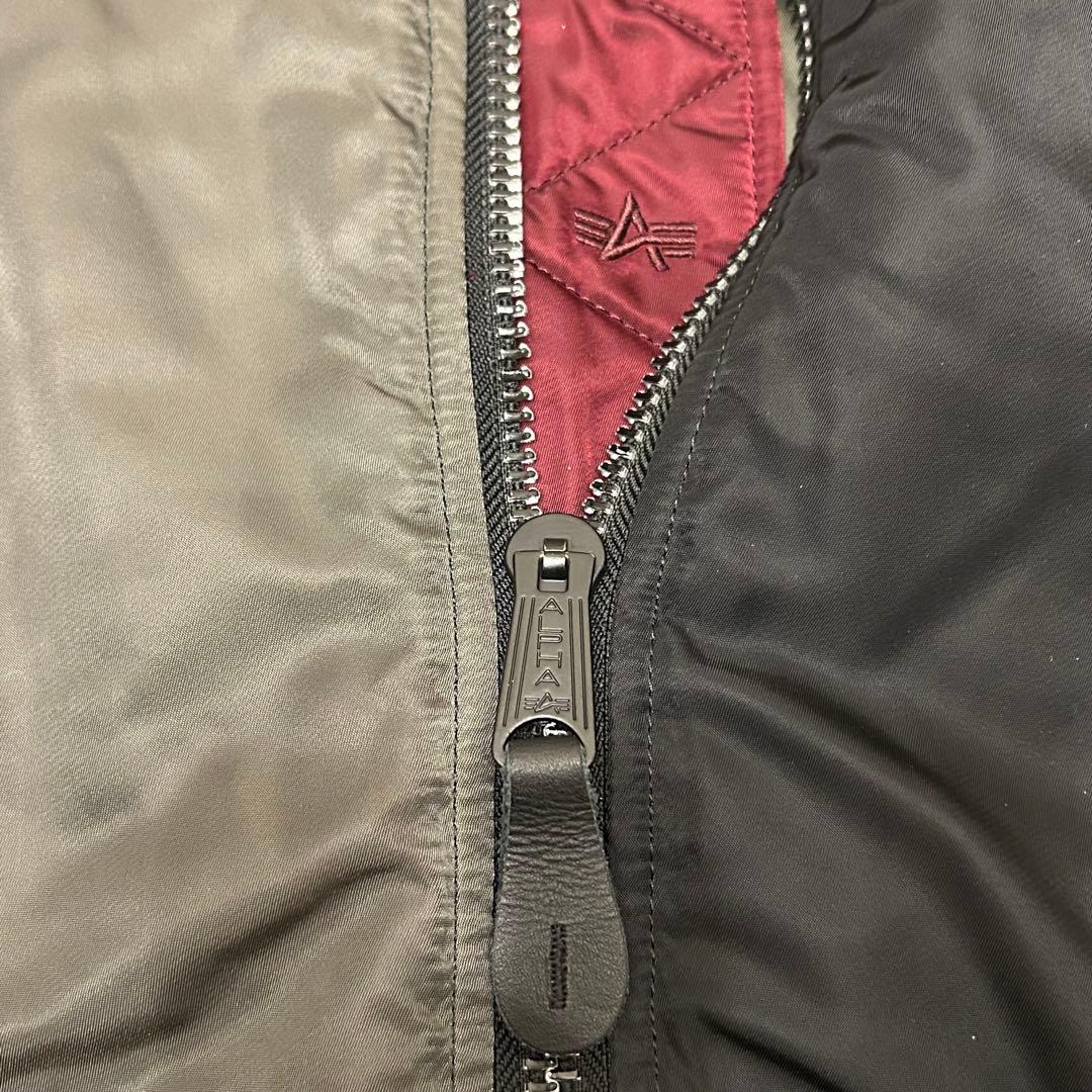 ALPHA アルファ MA-1 COLOR BLOCKED リバーシブル　3L