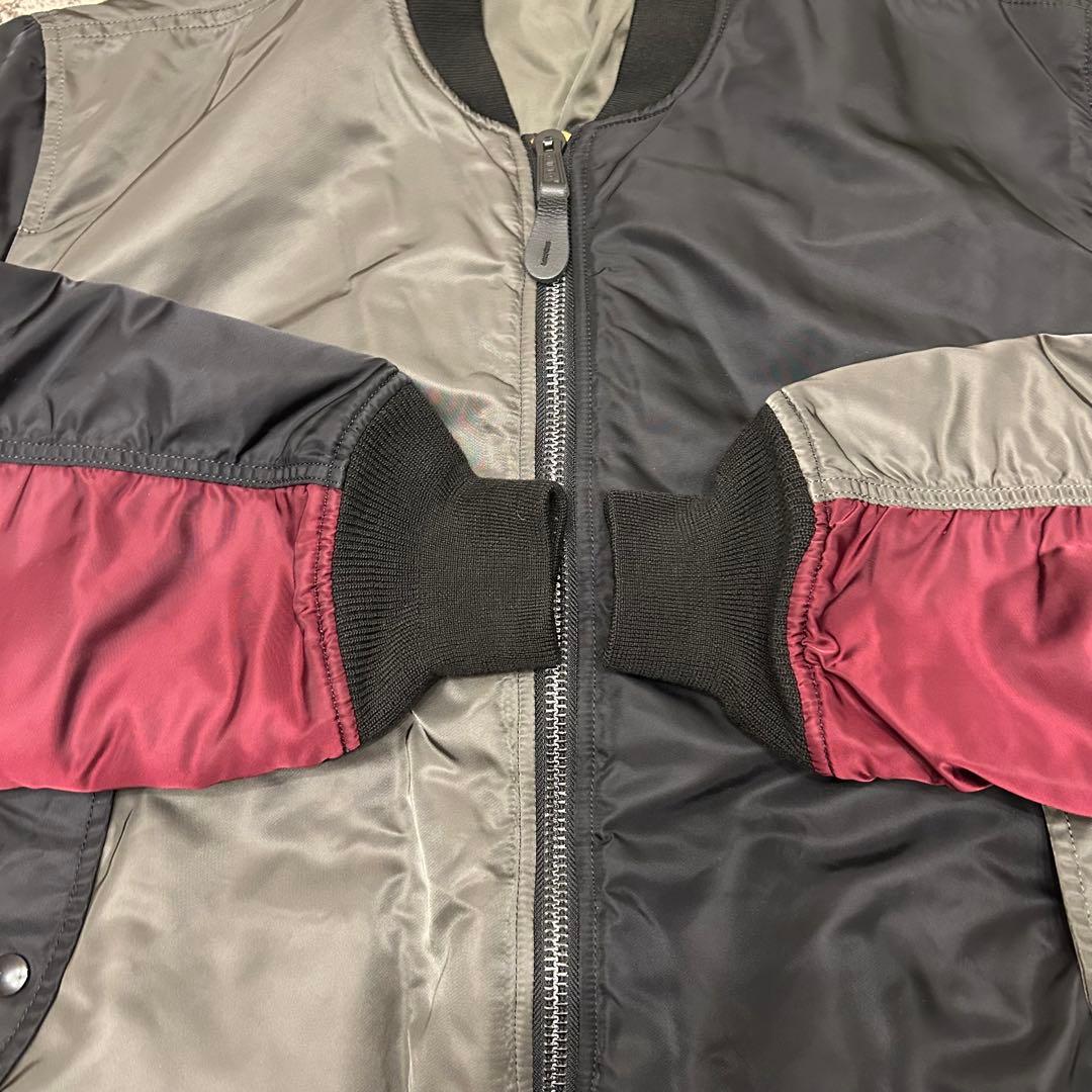 ALPHA アルファ MA-1 COLOR BLOCKED リバーシブル　3L