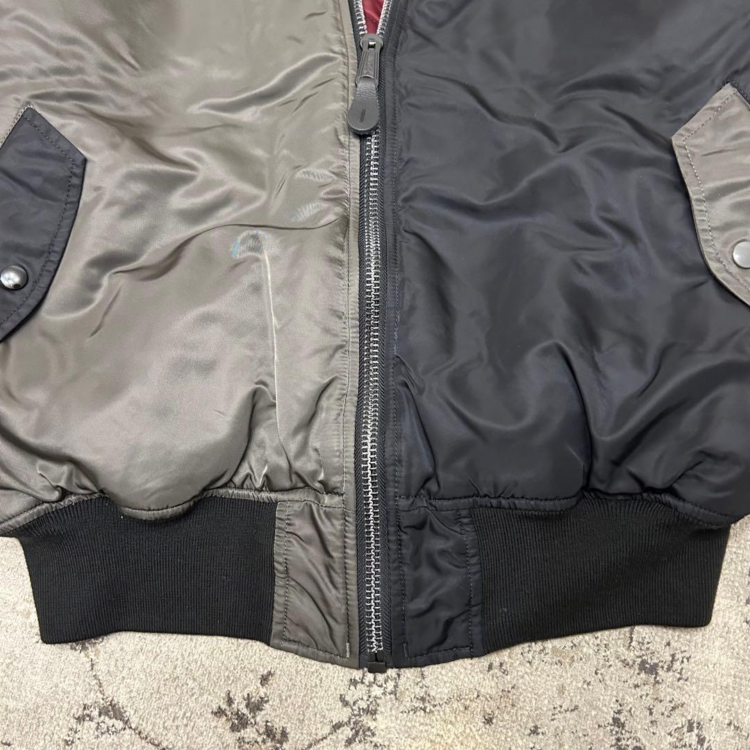 ALPHA アルファ MA-1 COLOR BLOCKED リバーシブル　3L