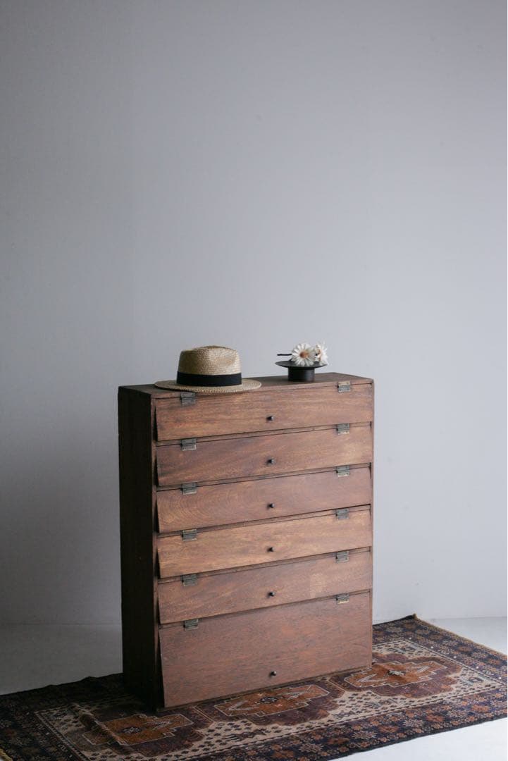 パタパタ棚 収納棚 古家具 アンティーク ヴィンテージ家具