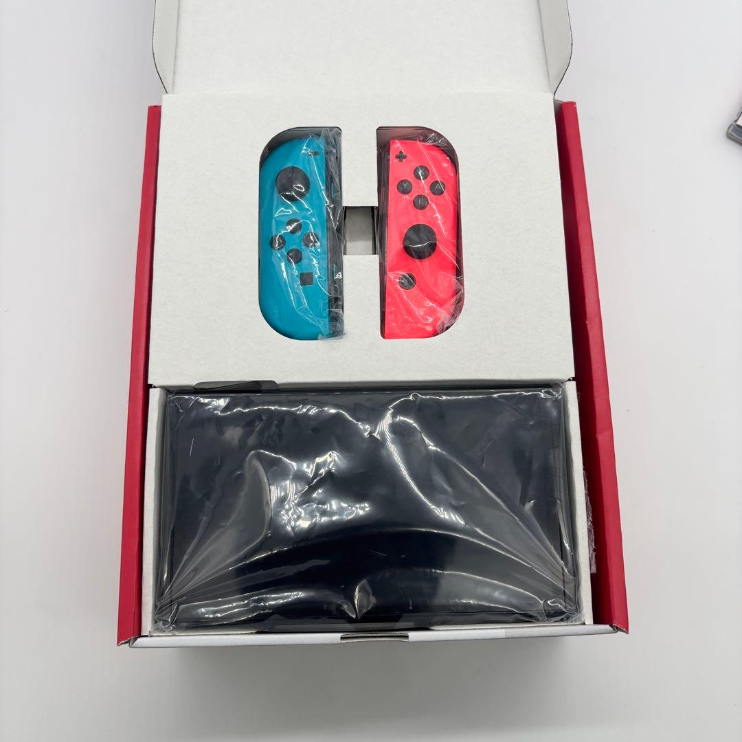 Nintendo Switch 有機elモデル ネオン本体 スマブラソフト付き