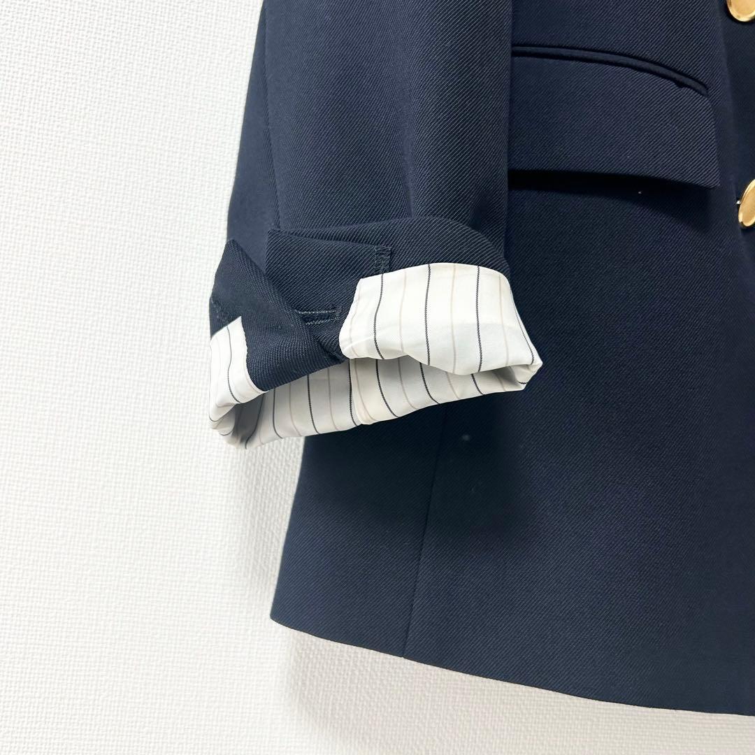 Demi-Luxe BEAMS ドライギャバジン ６ボタン ダブルジャケット