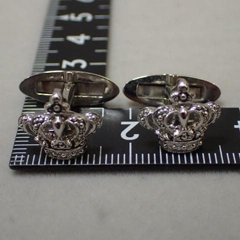 RU-4479　ジャスティンデイビス　シルバーカフス　クラウン　王冠