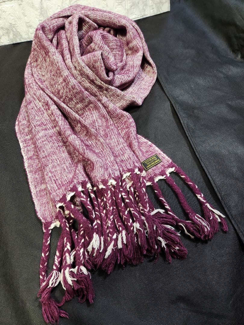 CTHY HIGH-END YAK WOOL FRINGE STOLE ストール