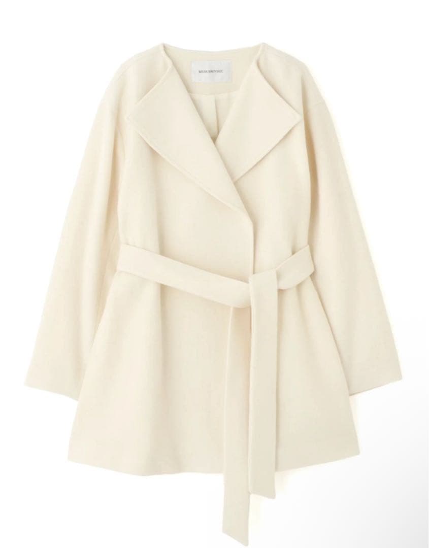 【MeL様】ミディコート NATURAL BEAUTY BASIC オフホワイト