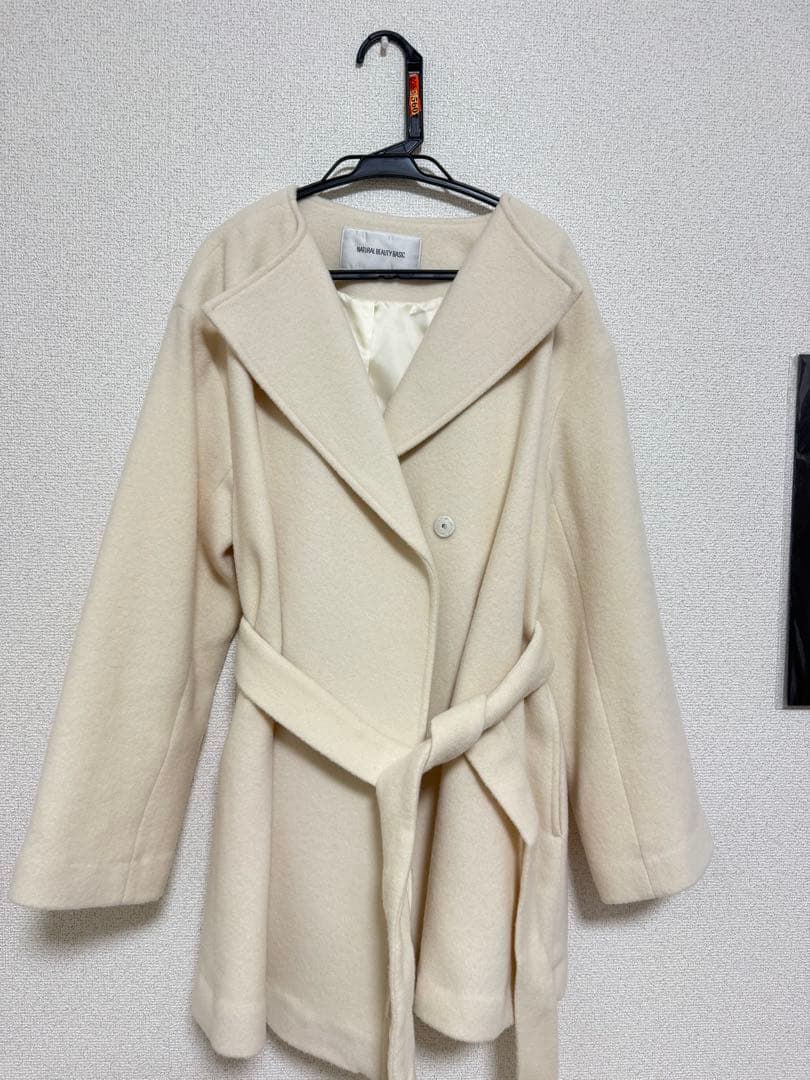 【MeL様】ミディコート NATURAL BEAUTY BASIC オフホワイト