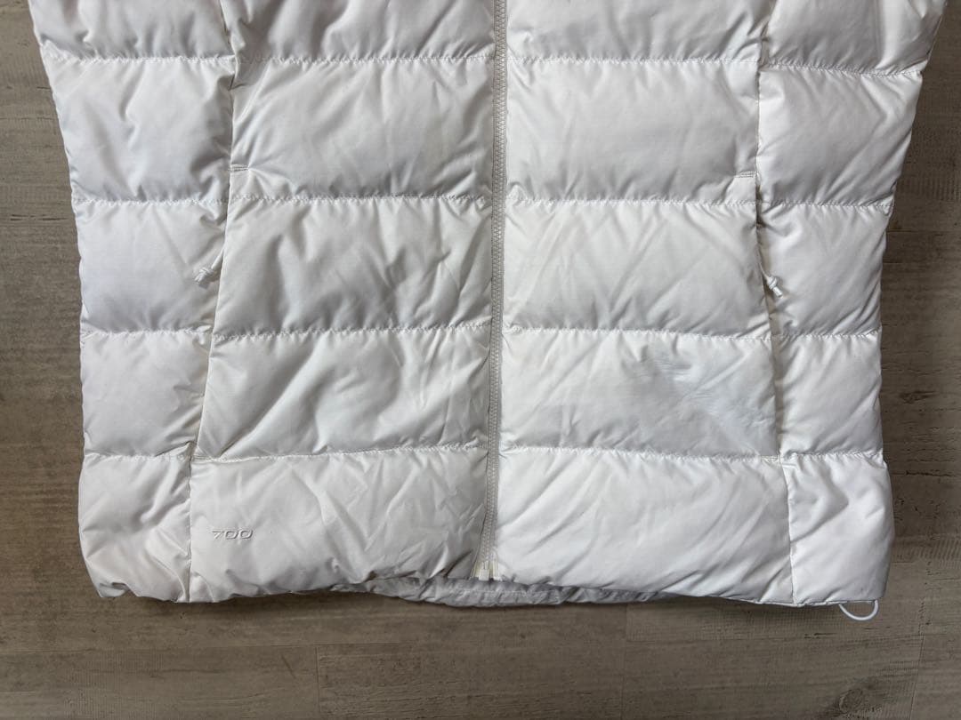 ノースフェイス ダウン ベスト Mサイズ ホワイト ユニセック ヌプシ