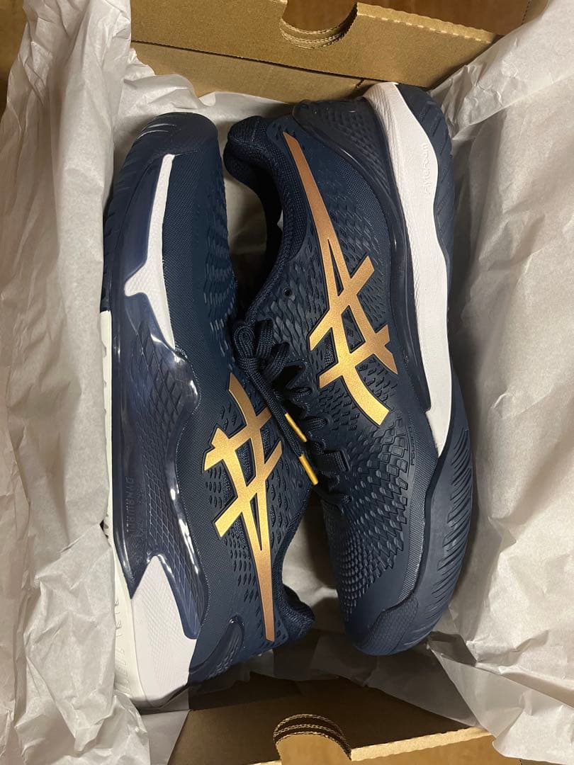 ゲルレゾリューション9 ネイビー/ゴールド