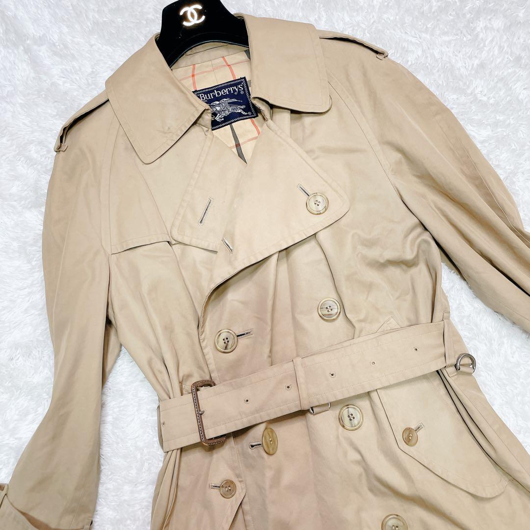 ✨バーバリーロンドン✨トレンチコート　ノバチェック　ベルト　ダブルブレスト英国製