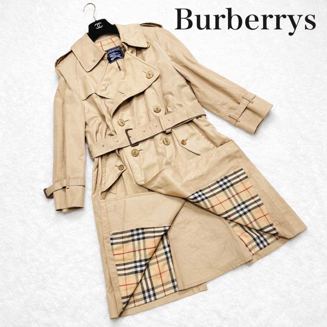 ✨バーバリーロンドン✨トレンチコート　ノバチェック　ベルト　ダブルブレスト英国製