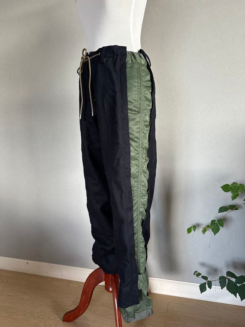 Sacai Sacai サカイ 18-04039 ウール パンツ