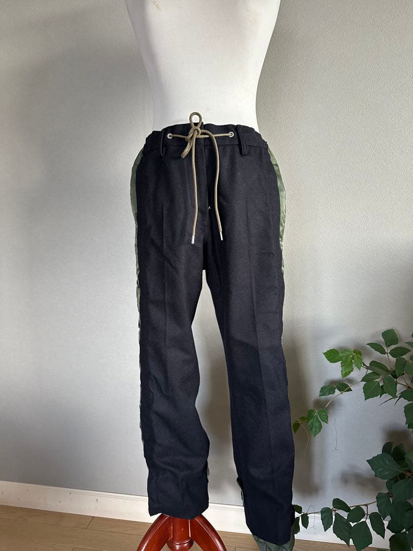 Sacai Sacai サカイ 18-04039 ウール パンツ