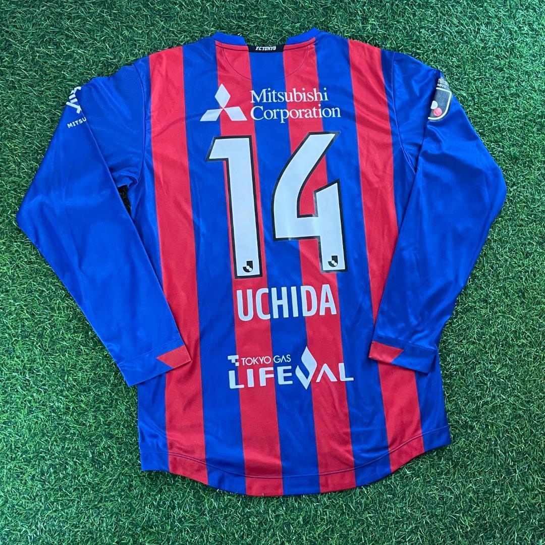 ち*ぱ様 FC東京 2021 長袖 ユニフォーム 正規品 Jリーグ 内田宅哉 L