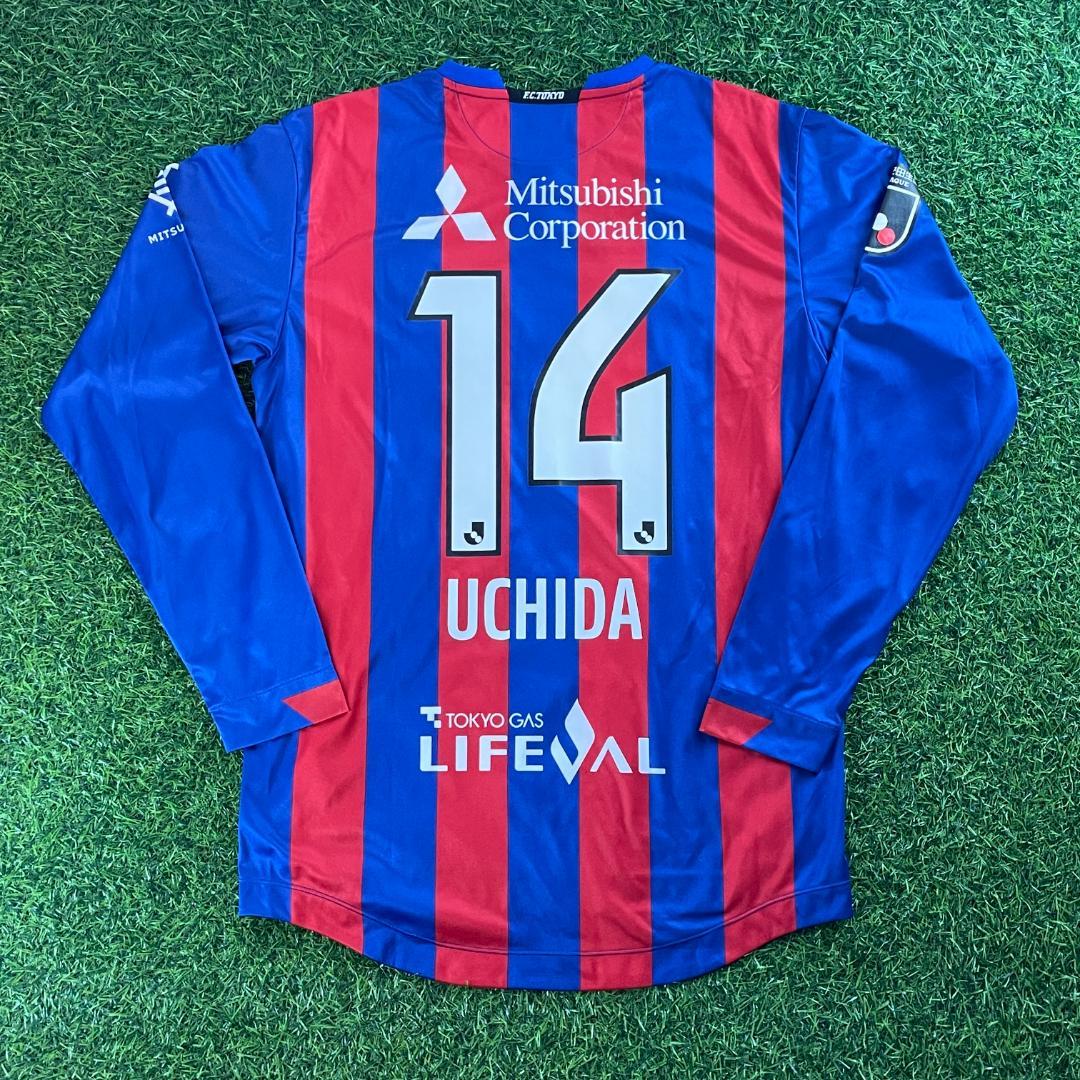 ち*ぱ様 FC東京 2021 長袖 ユニフォーム 正規品 Jリーグ 内田宅哉 L