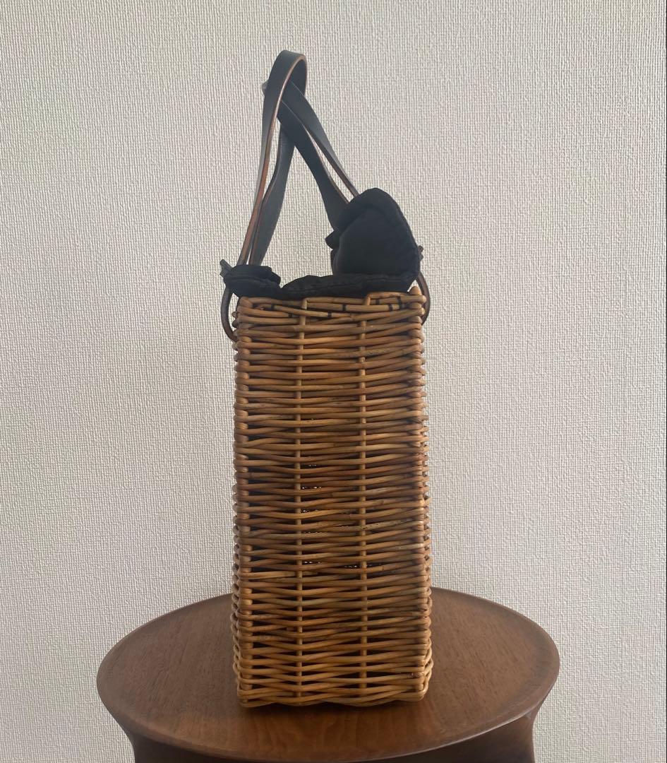 エバゴスebagos角たてバスケットスイッチハンドルリサイクルリップかぶせ黒