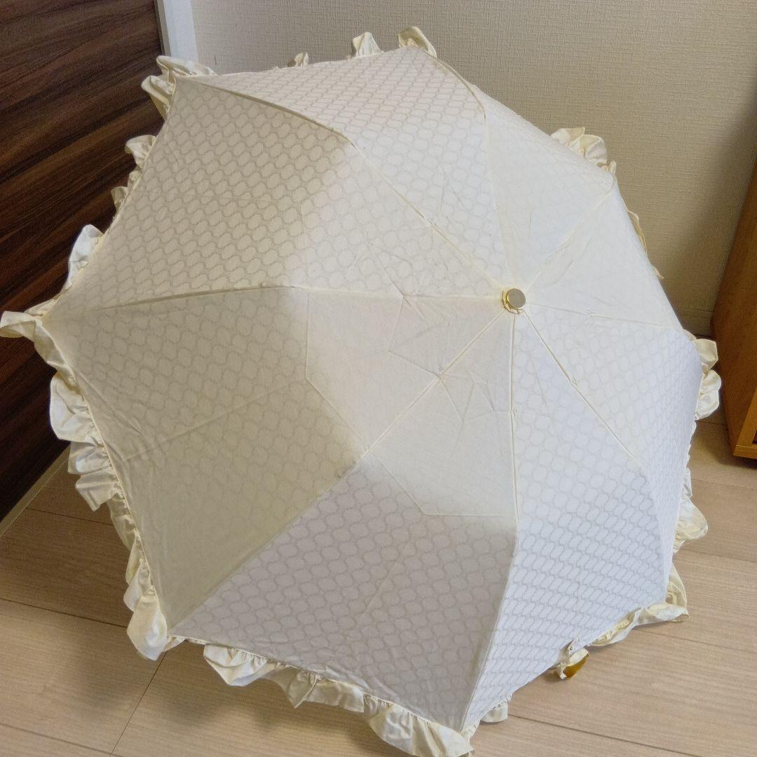 未使用★CELINE セリーヌ 日傘 アイボリー