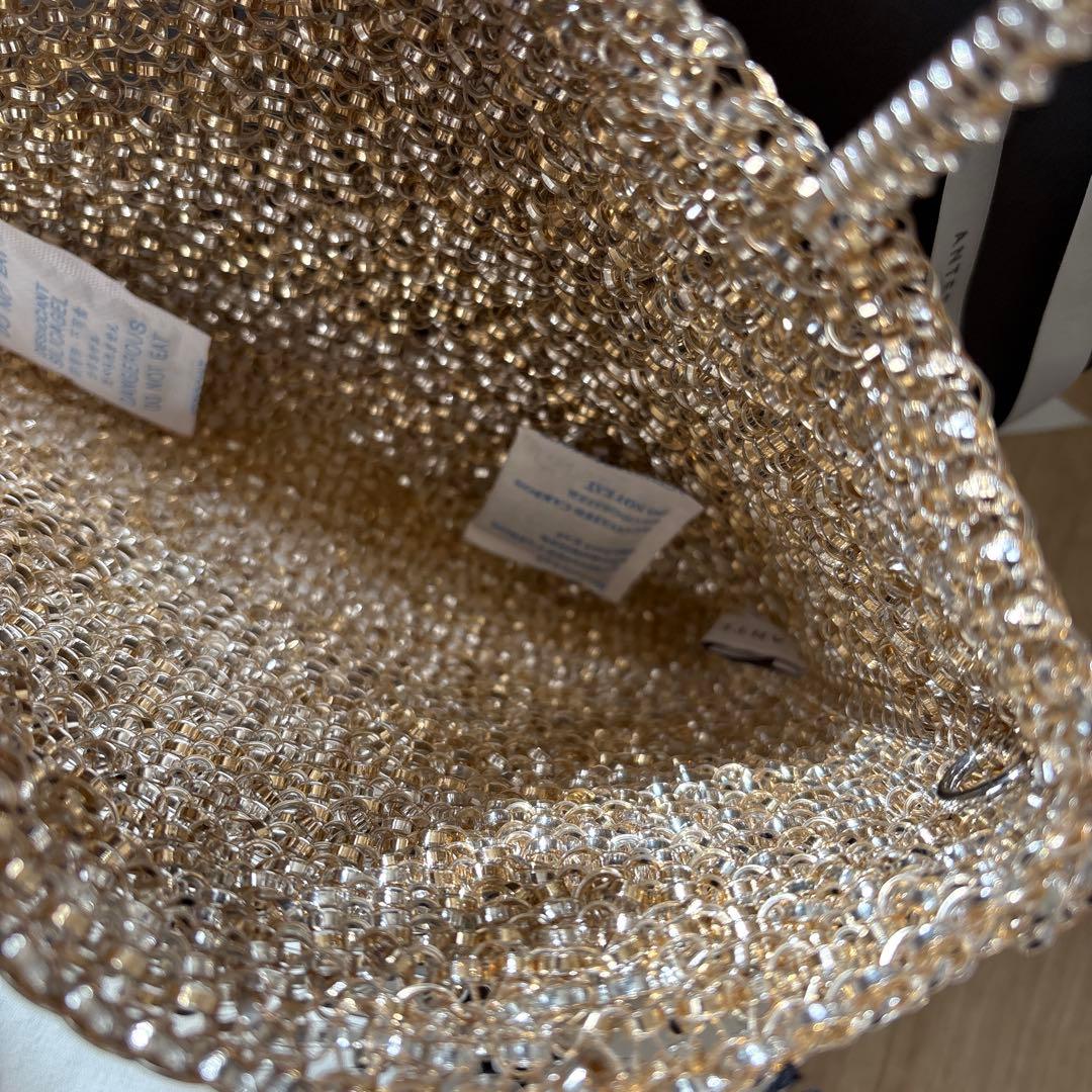 新品タグ付　アンテプリマ スタンダード スクエア ミディアム シルバーゴールド