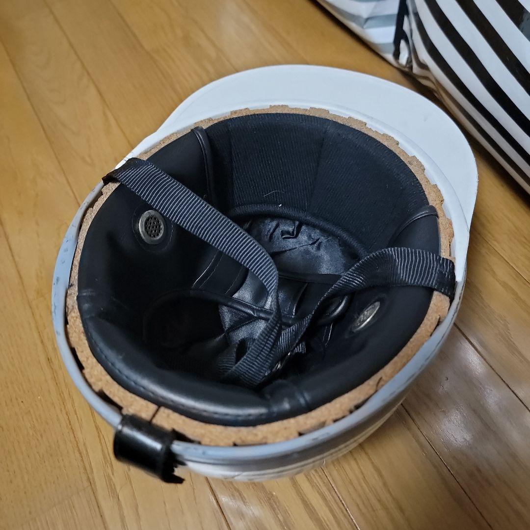 コルク　半ヘル　富士日章　ヘルメット