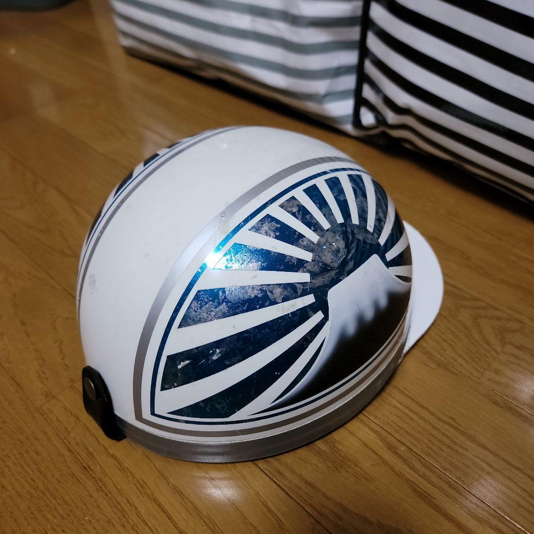 コルク　半ヘル　富士日章　ヘルメット