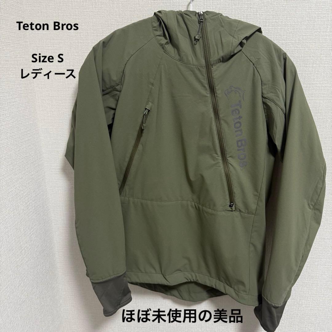 Teton Bros ブレスランナー フード付きジャケット カーキ　S 美品