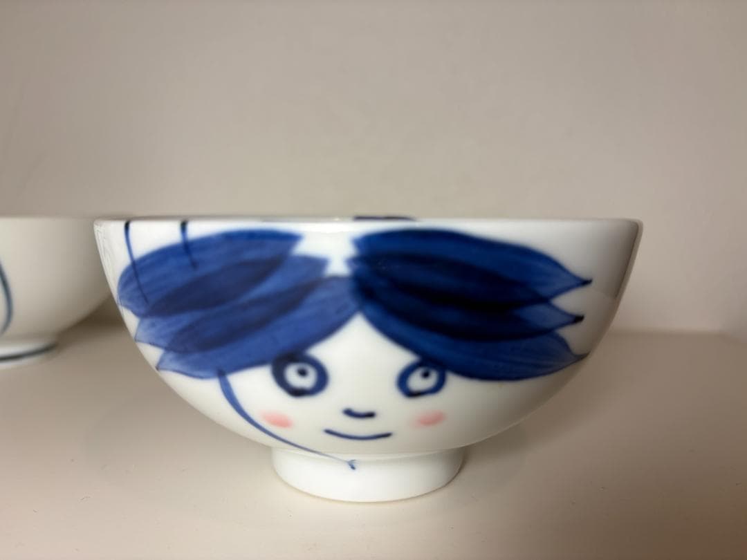 【限定品】70年代アンティーク　栄木正敏デザイン 和食器　【茶碗　3個セット】