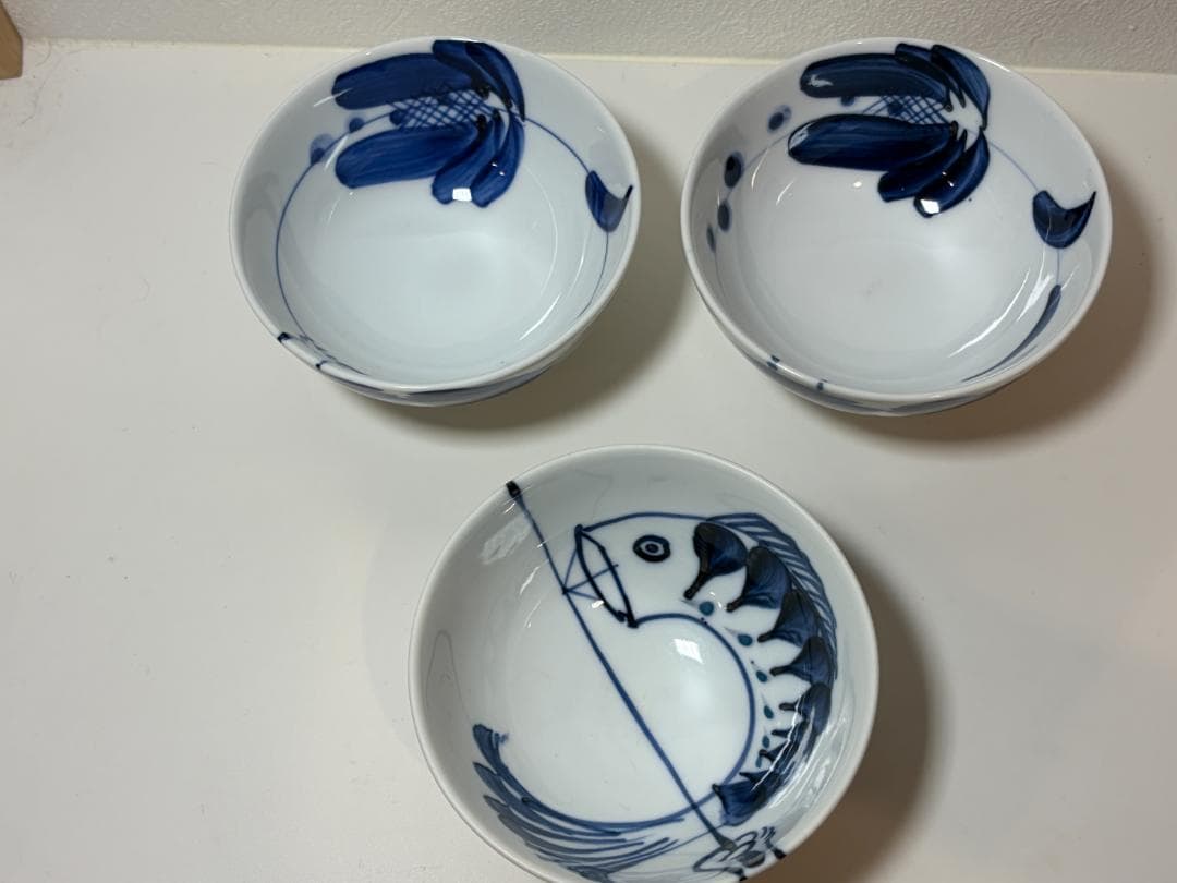 【限定品】70年代アンティーク　栄木正敏デザイン 和食器　【茶碗　3個セット】