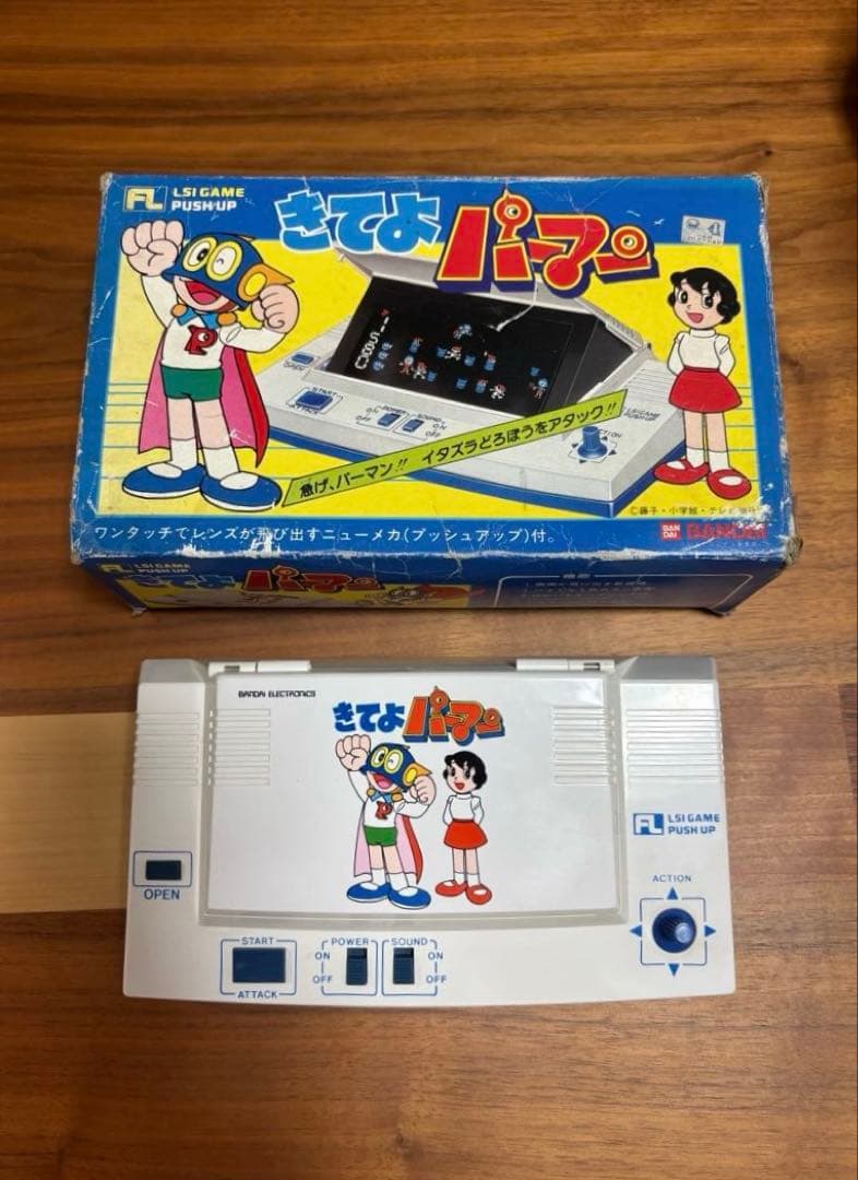 レア 美品 バンダイ BANDAI きてよパーマンパーマンLSIゲーム