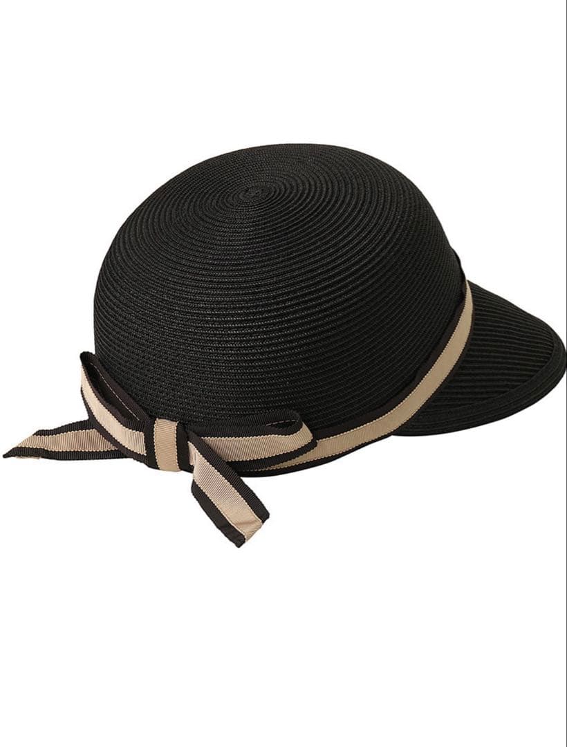 アシーナニューヨーク　新品　帽子　キャップ　リボン　麦わら帽子