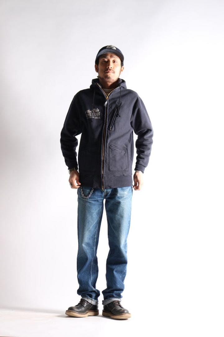 ★ウエストライド★現行品★パーカー★中古Lサイズ★WESTRIDE★ハーレーに★