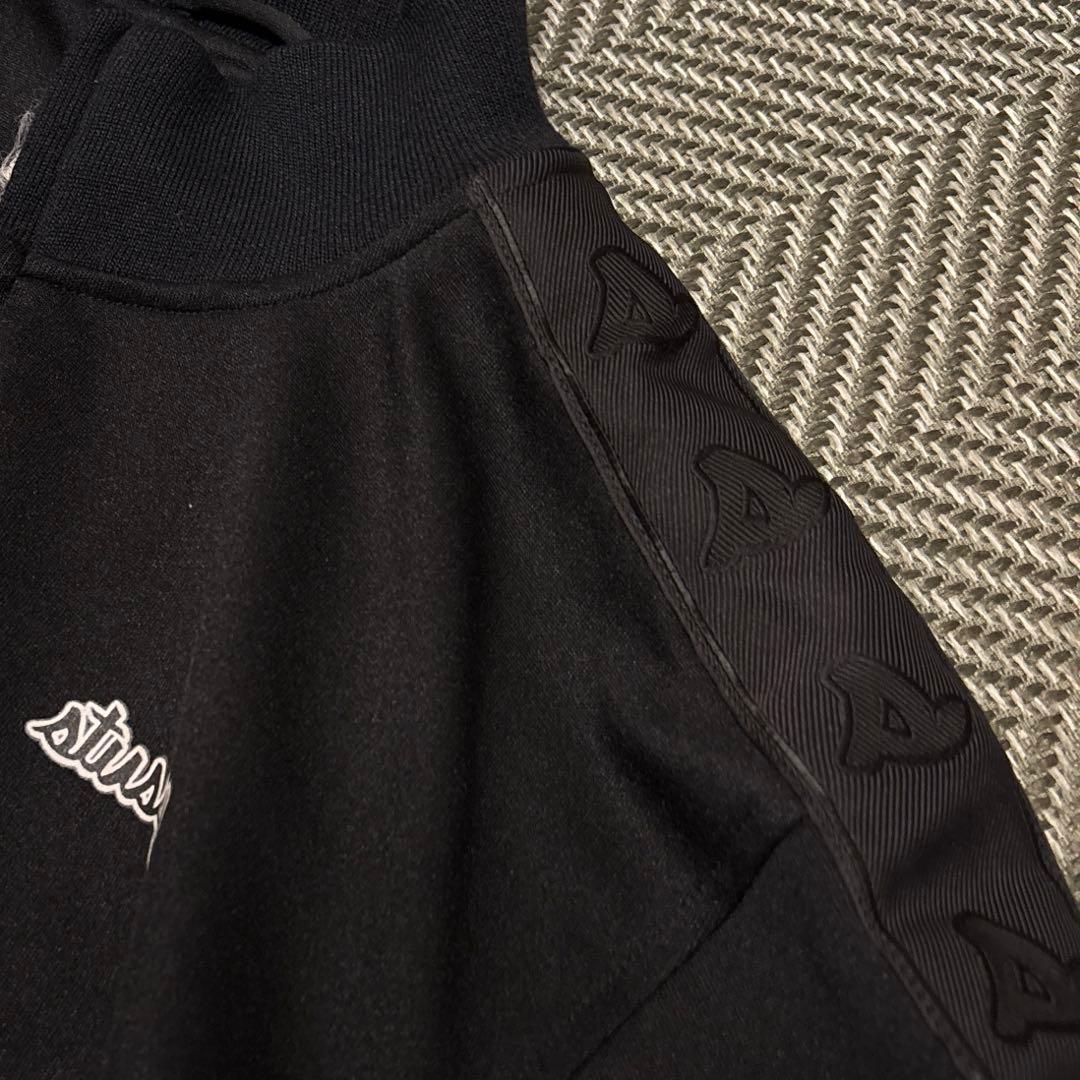 90s オールドステューシー　トラックジャケット　ブラック