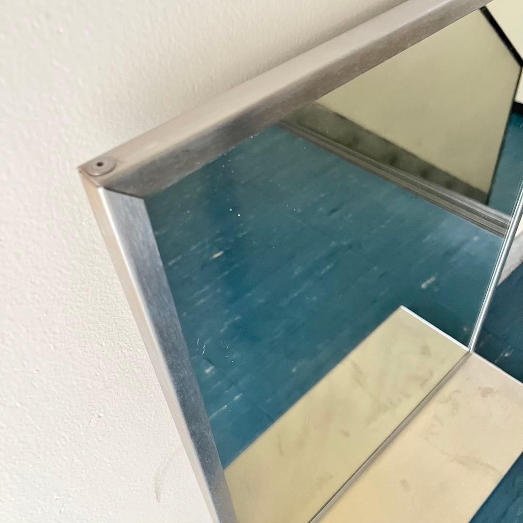 パシフィックファニチャーサービス／ステンレス スチール フレーム ミラー／中古