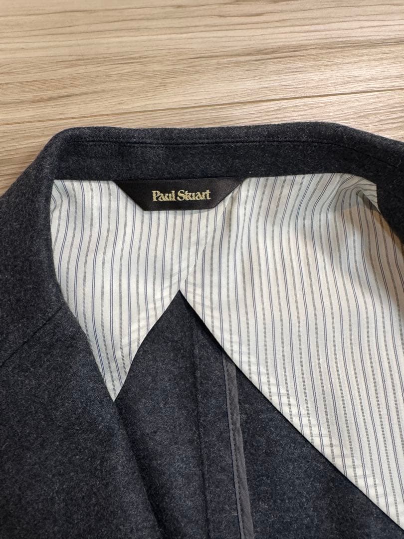 Paul Stuart チャコールグレー チェスターコート