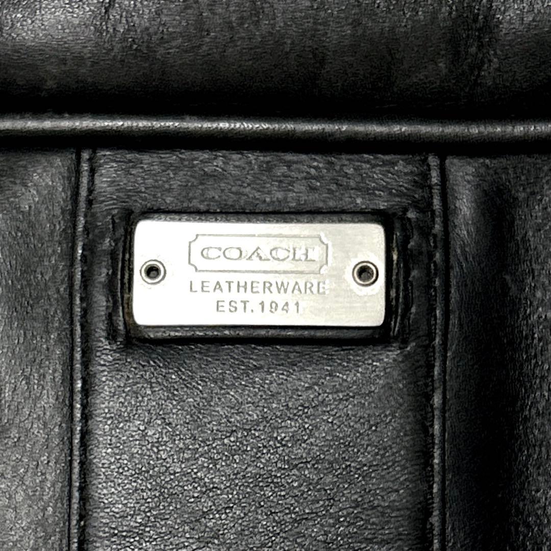 オールドコーチ　ボストンバッグ　レザー フルグレイン 2WAY大容量 黒　旅行