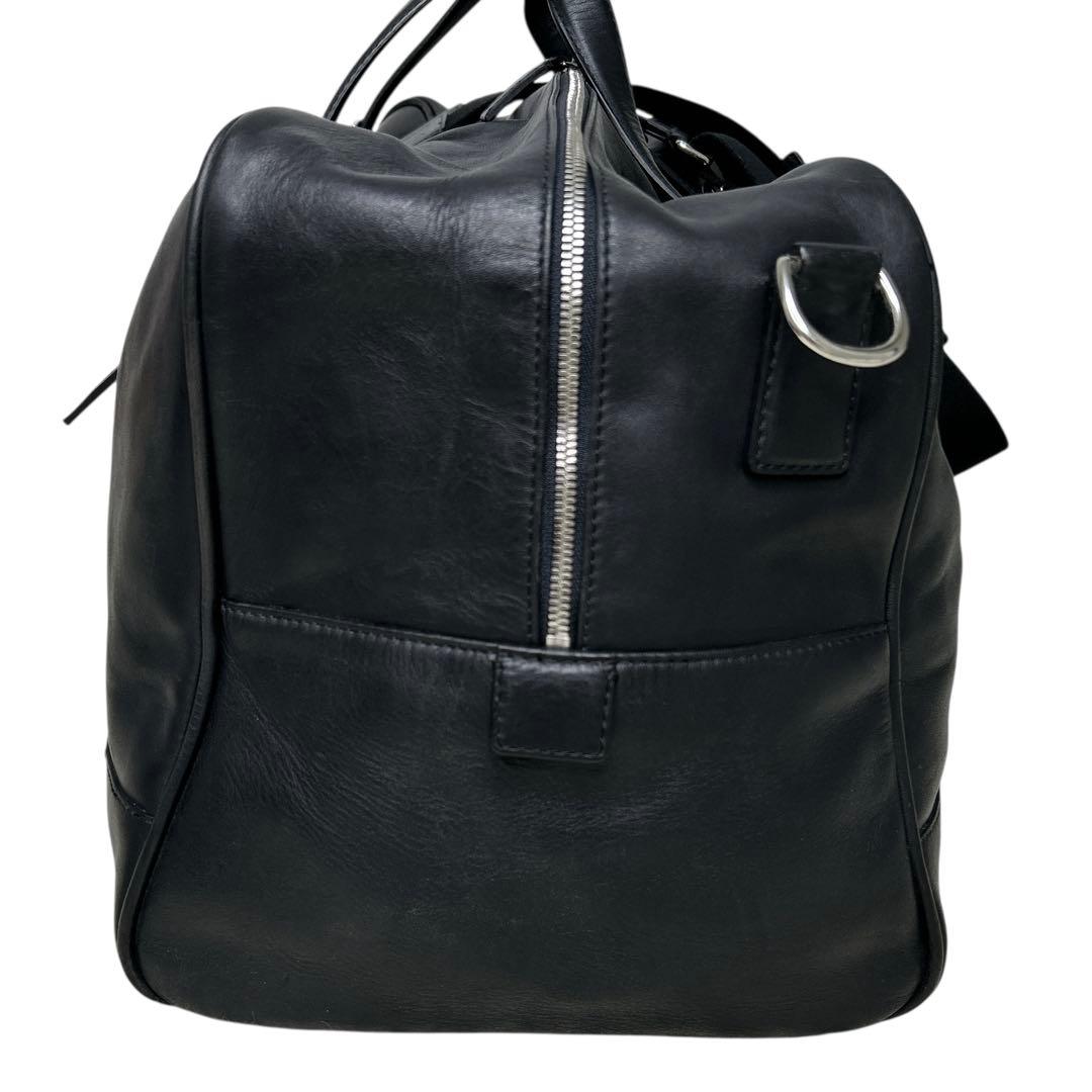 オールドコーチ　ボストンバッグ　レザー フルグレイン 2WAY大容量 黒　旅行