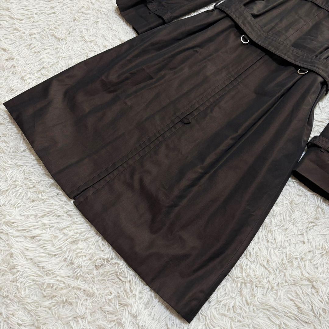 極美品 現行 アクアスキュータム トレンチコート ライナー クラブチェック