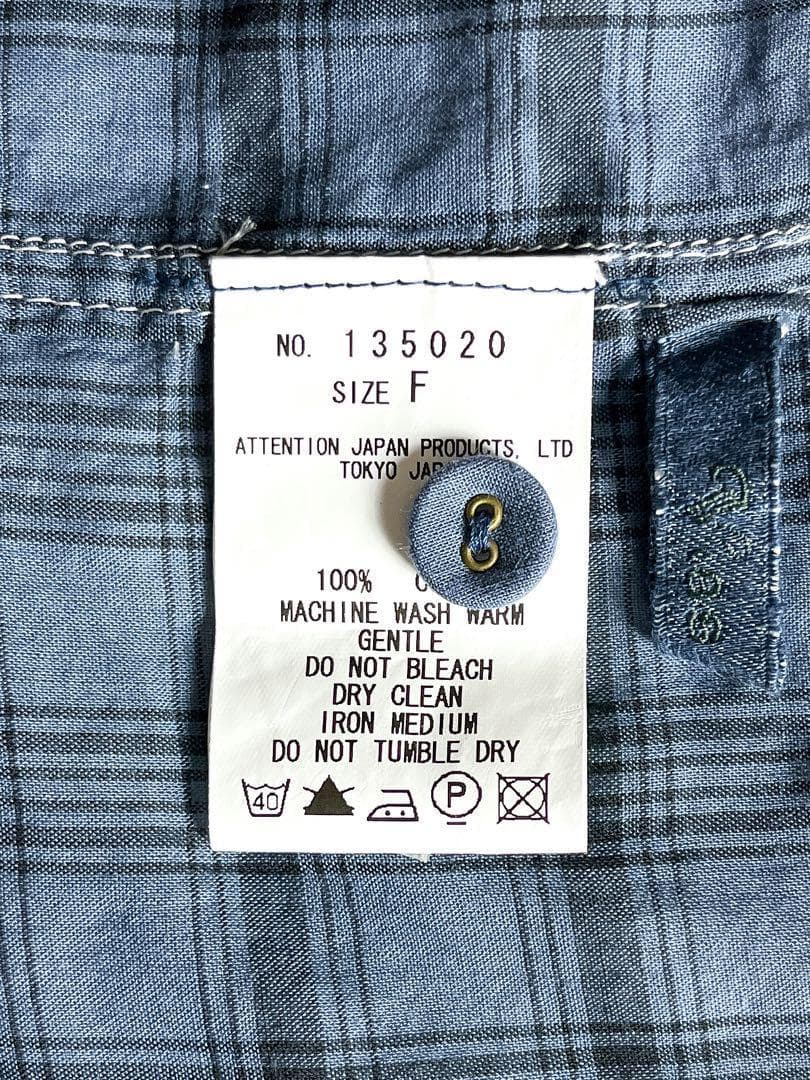 【Vlas Blomme】ヴラスブラム 2wayチェック切替ギャザーワンピース