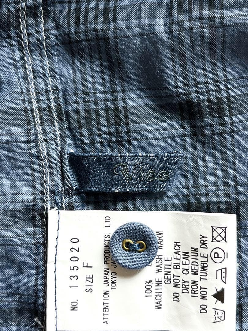 【Vlas Blomme】ヴラスブラム 2wayチェック切替ギャザーワンピース