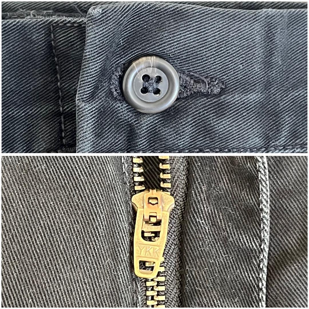 ポロ ラルフローレン W38 ポロチノ チノパン ボトム 古着 黒 16611