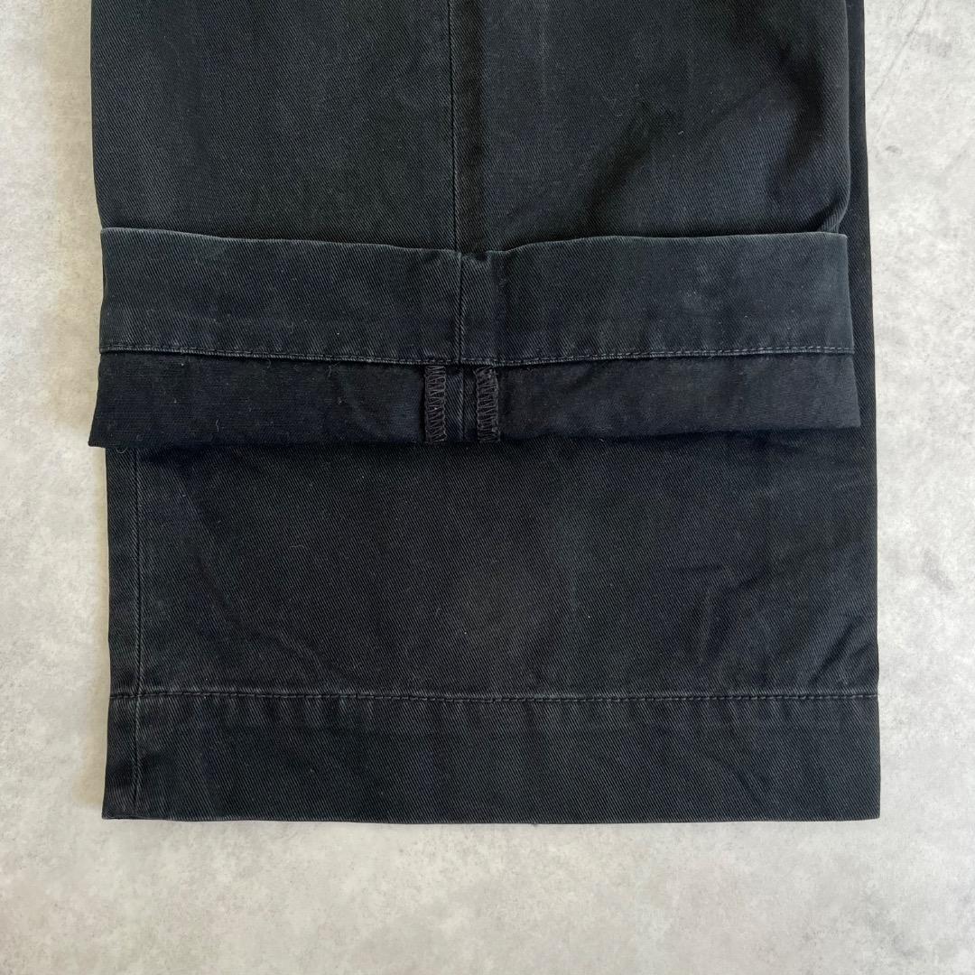 ポロ ラルフローレン W38 ポロチノ チノパン ボトム 古着 黒 16611