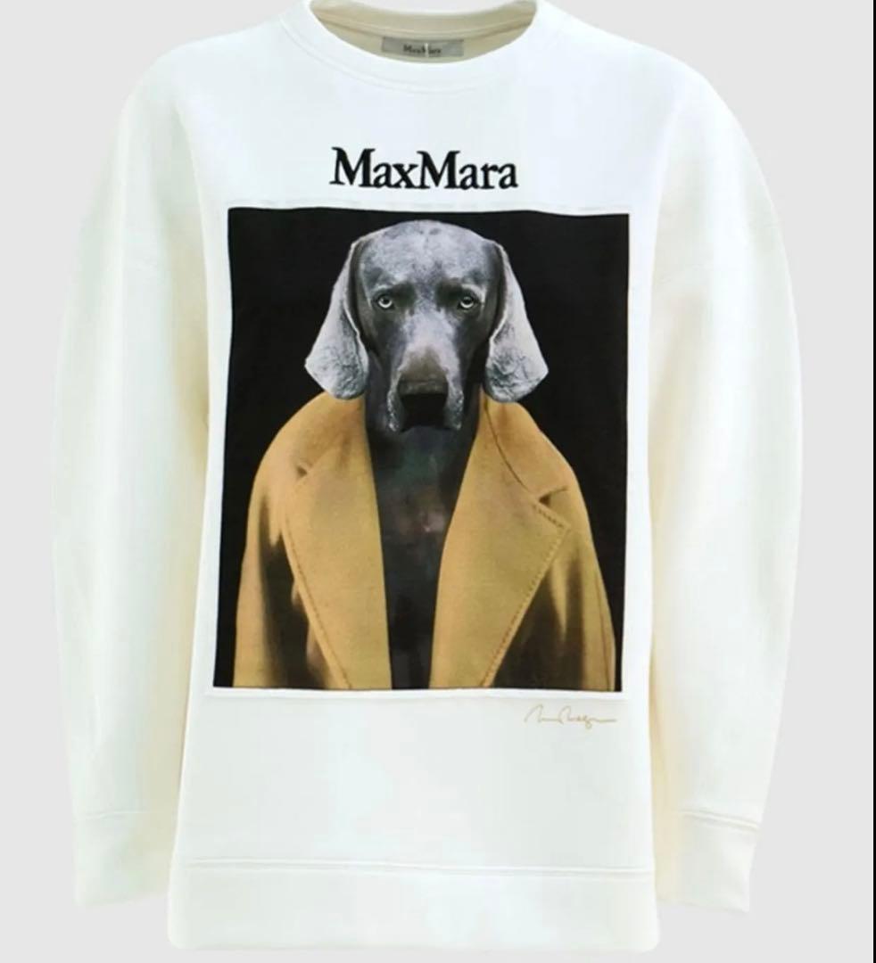 Max Mara★BACCO コットン スウェット　トレーナー　犬