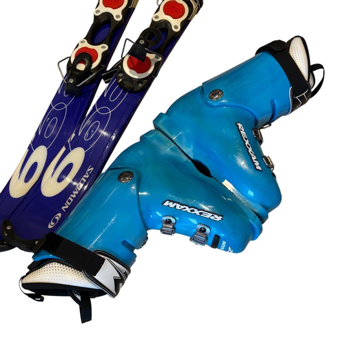 メンズ　サロモン ショートスキー　ファンスキーセット　25-25.5cmブーツ付