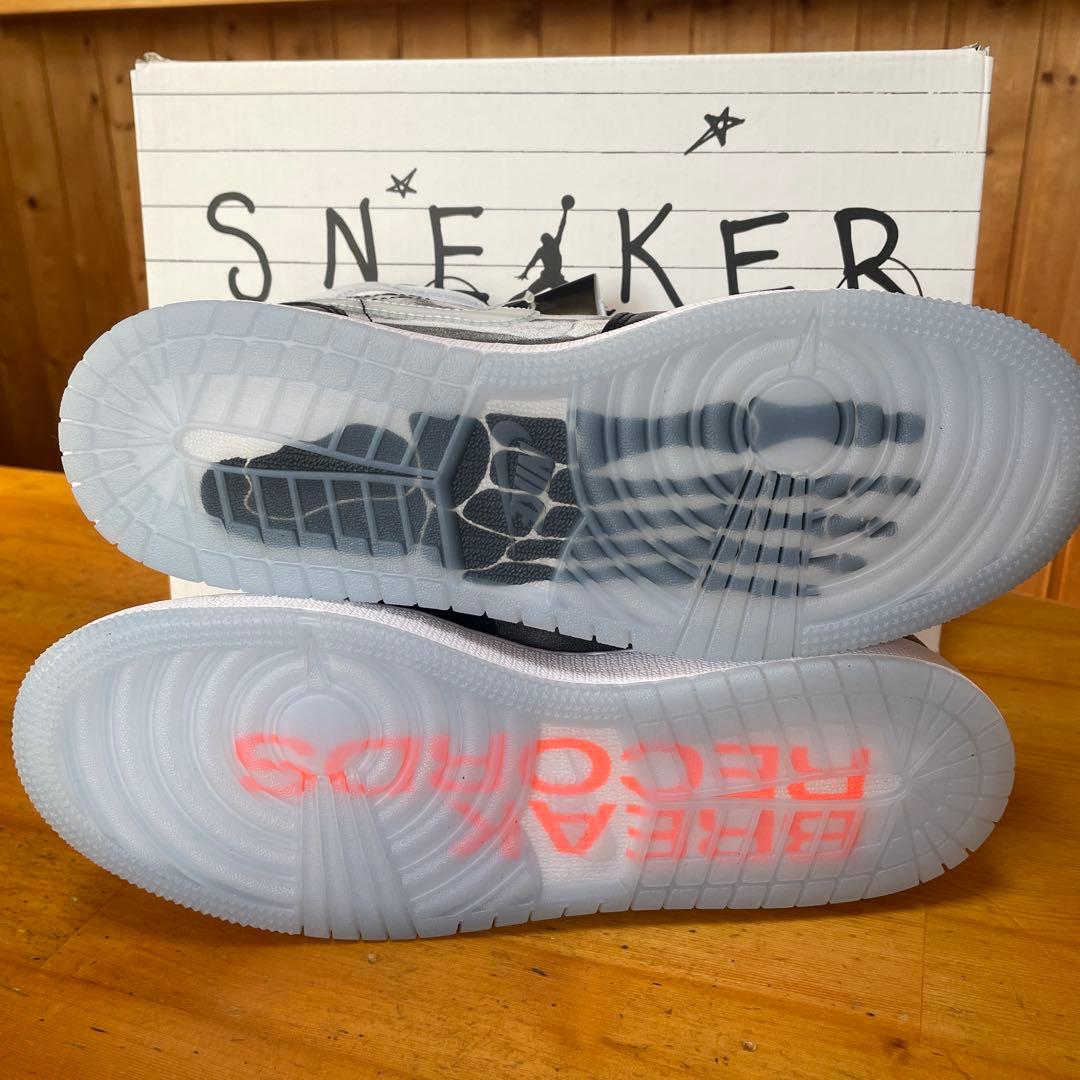 Air Jordan 1 Mid SS (GS)“X-Ray\"レディース25cm