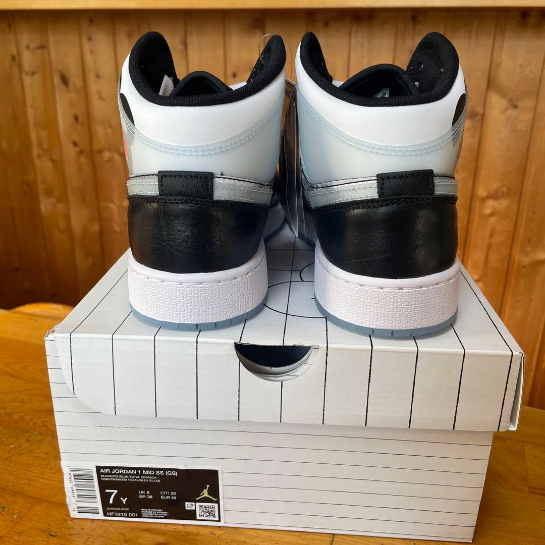 Air Jordan 1 Mid SS (GS)“X-Ray\"レディース25cm