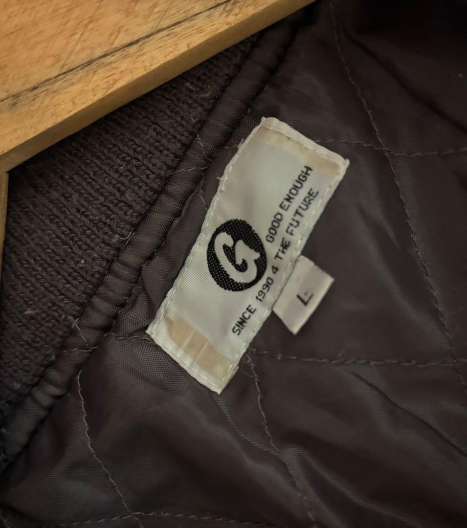 レアGood Enough Classics サイドレザースタジャン ブラウン