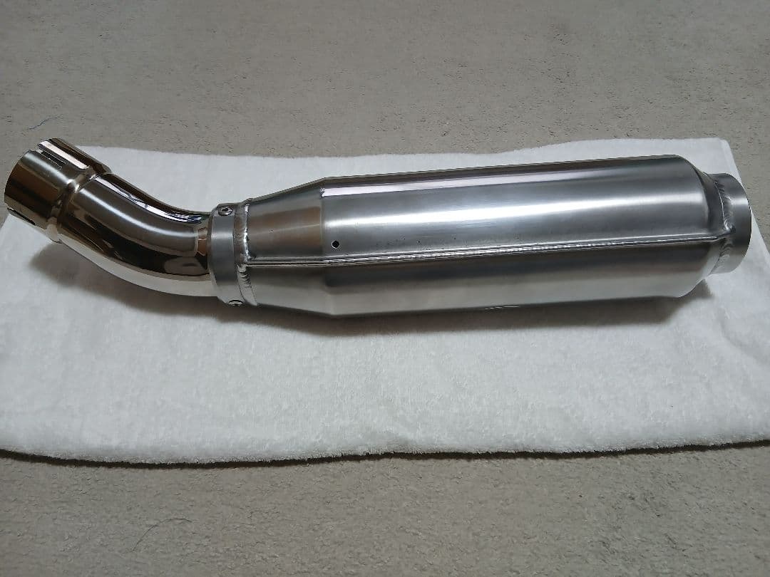 ステンレス製スリムマフラー