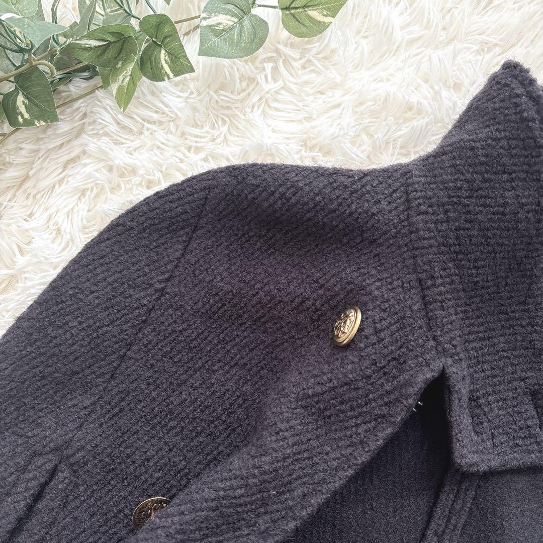 【希少】ZARA ロングケープ　マント　ポンチョ　コート　M-L