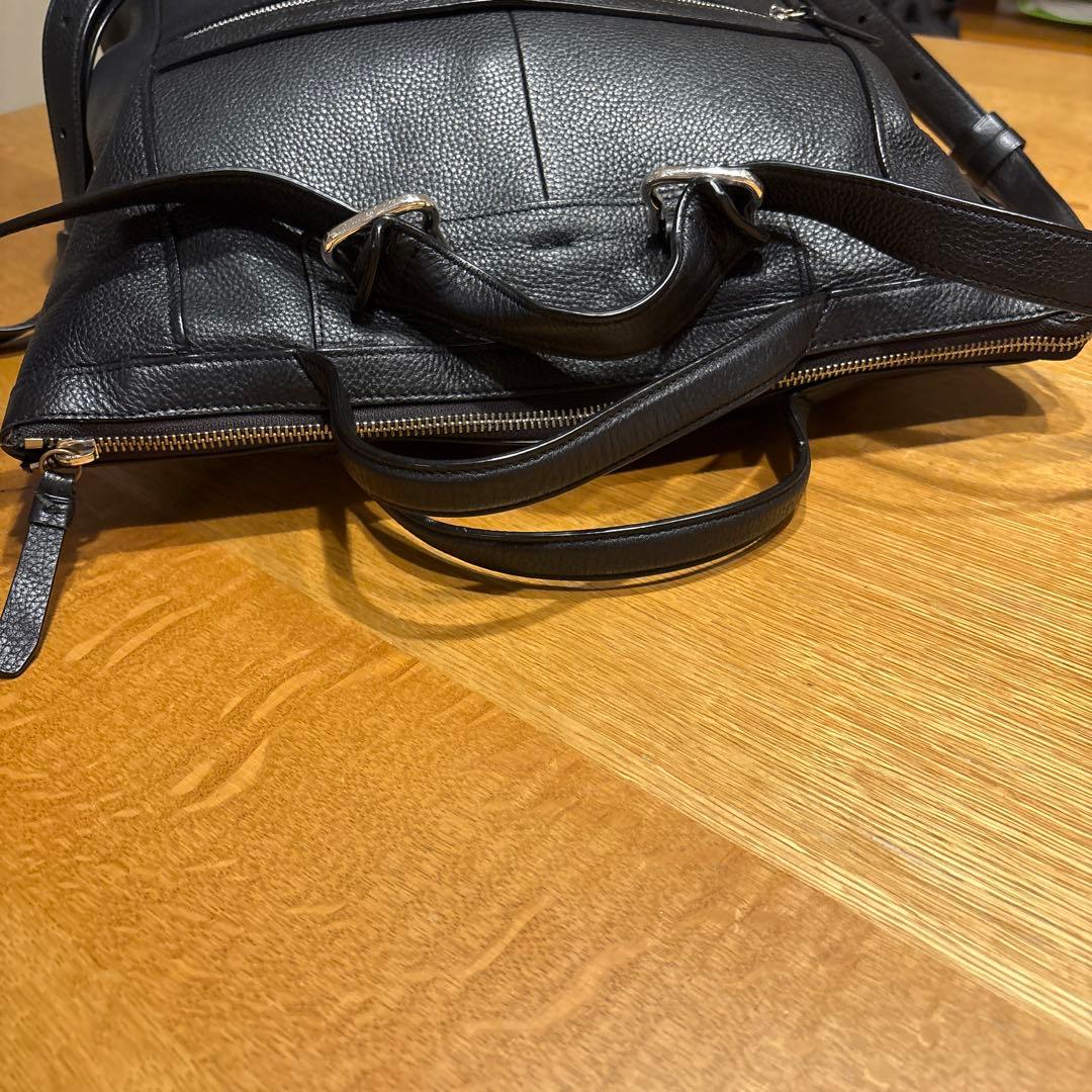 COLE HAAN 黒 レザーリュック