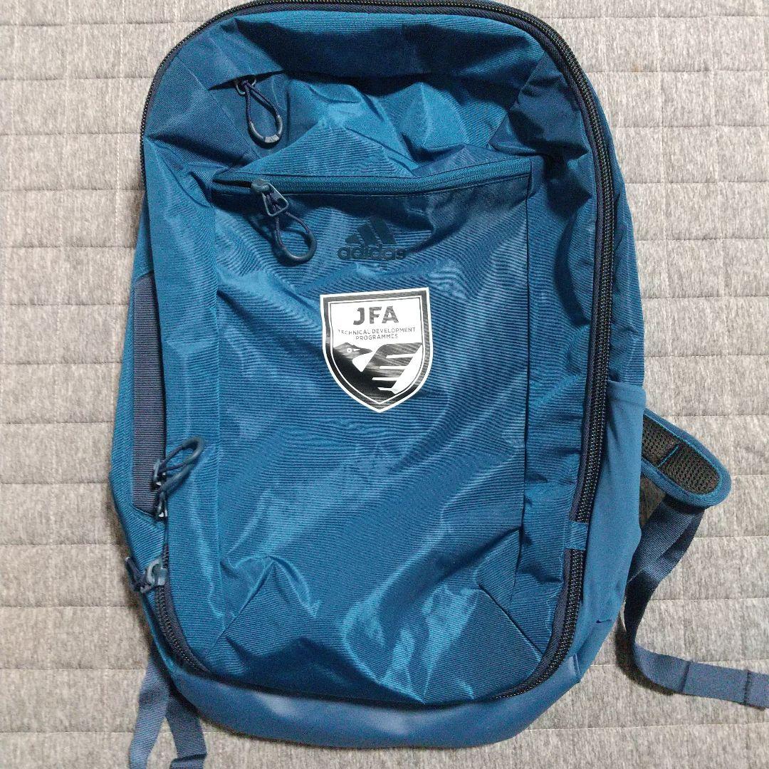 新品 久保建英着用 adidas JFA バックパック 青